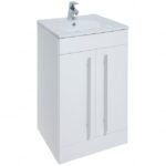 Purity 390. 500mm 2 Door Floor Standing Unit White_1