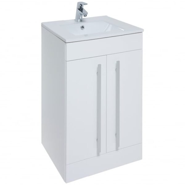 Purity 390. 500mm 2 Door Floor Standing Unit White_1