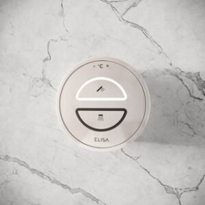 Elisa Incite Single Outlet Controller with Remote (HP/Combi) - Chrome