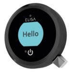 Elisa Intuition Dual Outlet & Controller with Remote for HP/Combi - Matt Black