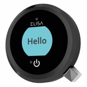 Elisa Intuition Dual Outlet & Controller with Remote for HP/Combi - Matt Black