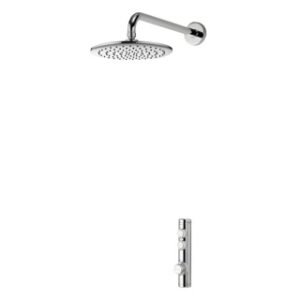 Aqualisa iSystem 23 Smart Concealed for HP/Combi - Wall Fixed Drencher