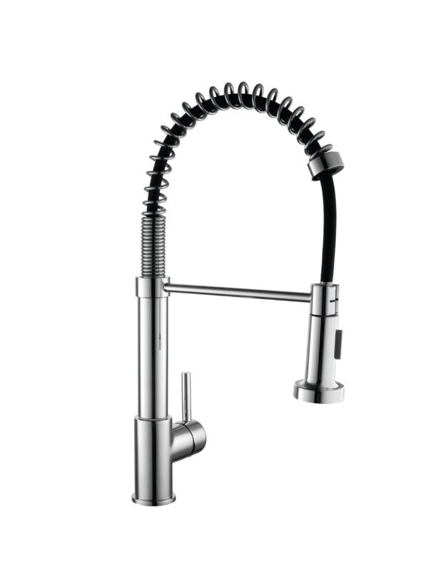 CHROME PULL OUT KITCHEN MIXER TAP_1