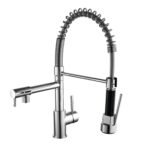 DUAL SPOUT KITCHEN MIXER TAP W/PULL OUT_1