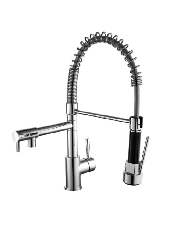 DUAL SPOUT KITCHEN MIXER TAP W/PULL OUT_2