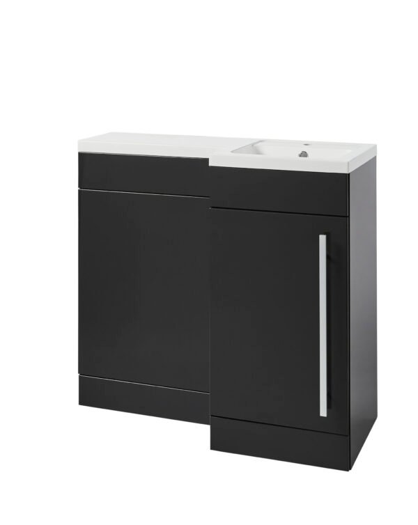 Matrix 900mm WC Unit Storm Grey Gloss_1