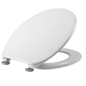 Tavistock Aspire Thermoset Toilet Seat Stainless Steel Hinges - White