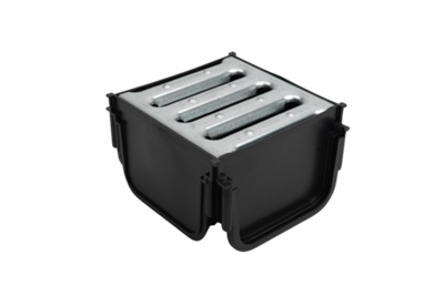 Channel Drain Low Profile Corner Quad