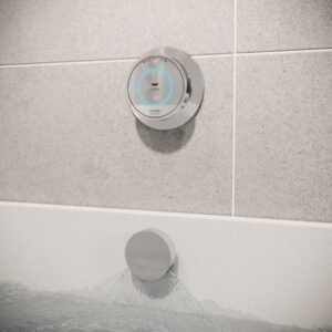 Aqualisa Quartz 23 Classic Bath Overflow and Filler (HP/Combi) - Chrome