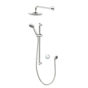 Aqualisa Quartz 23 Blue Divert Concealed - Gravity - Chrome
