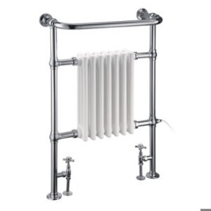 Burlington Trafalgar Radiator - Chrome & White
