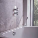 Tavistock Quantum Dual Function Shower System, Overflow Bath Filler & Deck Mounted Handset - Chrome