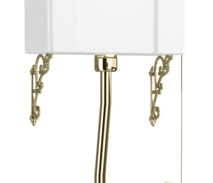 Burlington Ornate Cistern Brackets - Gold