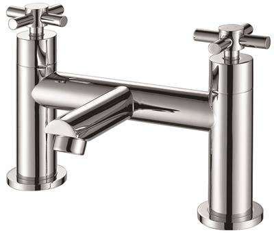 ROSALIND Chrome Bath Deck Filler