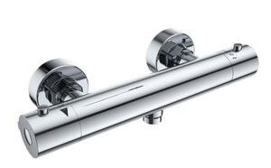 Roca Splash-T Thermostatic Wall Mounted Shower Mixer Only - Chrome