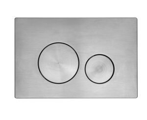 Tavistock Circles Flush Plate - Brushed Nickel