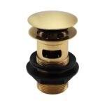 Basin Clicker Waste (Slotted) Brushed Brass_1