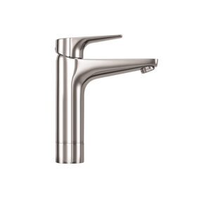 Roca Atlas Medium Height Basin Mixer - Smooth Body
