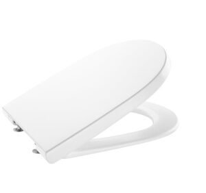 Roca The Gap Round Soft Close Seat (for closed back c/c pans inc comfort/compact w/h ) - White