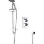 Aqualisa AQ Concealed Thermostatic Mixer with Single Outlet - Chrome
