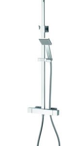 Aqualisa AQ Square Shower Column with Cool Touch for HP/Combi use - Chrome