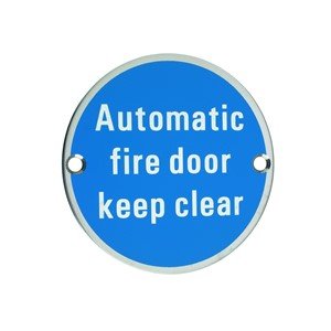 FIRE DOOR KEEP CIRCULAR DISC DIA