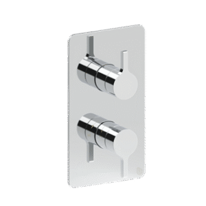 Britton Hoxton 2.0 Shower Mixer with Diverter - Chrome (incl. concealed valve)