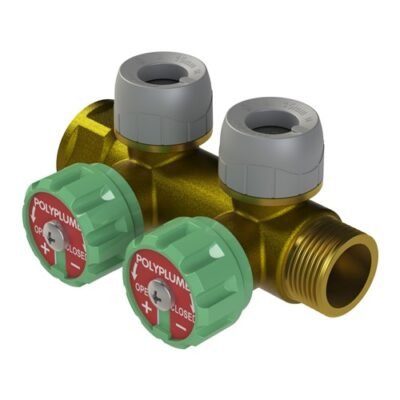 15mmx3 4 F M Valved Manifold