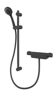 Aqualisa Midas 220 Bar Mixer Shower - Matt Black