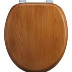Burlington Standard Bar Hinge Seat - Oak