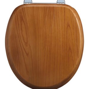 Burlington Standard Bar Hinge Seat - Oak