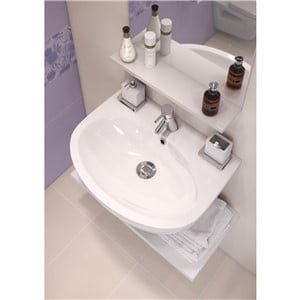 1 TAPHOLE WALL HUNG BASIN