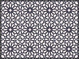 MOORISH HAND PAINTED DECOR 140X140