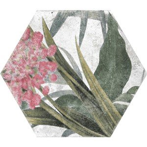 BOTANICAL FLORAL HEX 230X270