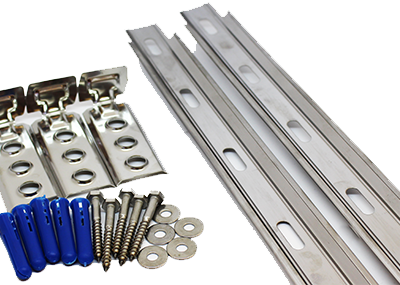 Wall Starter Kits - Stainless Steel
