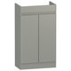 Sora 500 FS Cloakroom Vanity Unit - Warm Sage