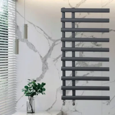 CHICAGO ANTHRACITE DESIGNER TOWEL WARMER