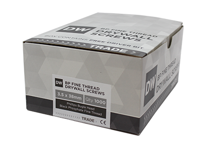 Drywall Screws - Black Phosphate  Fine Thread