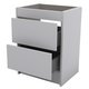 500 Floor Standing Vanity Unit Two Drawer