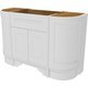 4 Door Curved Vanity Unit - Double Curve