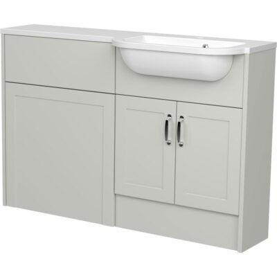 Winson Basin & WC Slimline Unit Combi Set 1242mm RH