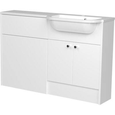Bourton Basin & WC Slimline Unit Combi Set 1242mm RH