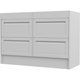 1200 Four Drawer Floor Standing Vanity Unit