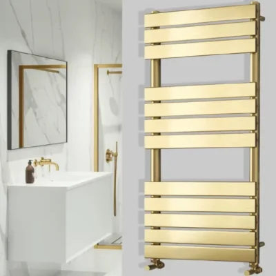 NEMPHIS BRASS VERTICAL DESIGNER TOWEL WARMER
