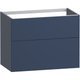 Aurelia 800 Two Drawer Vanity Unit - Navy Blue