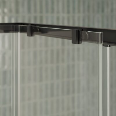 Aquaglass Purity Corner Entry – Chrome