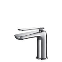 ALLORE 155mm single lever basin mixer with slotted clicker waste set