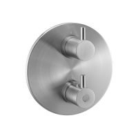 LEVO round SmartBOX finishing set – Brushed Nickel