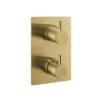 LEVO square SmartBOX finishing set – Brushed Brass