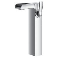CASCADE 260mm single lever basin mixer with slotted clicker waste set